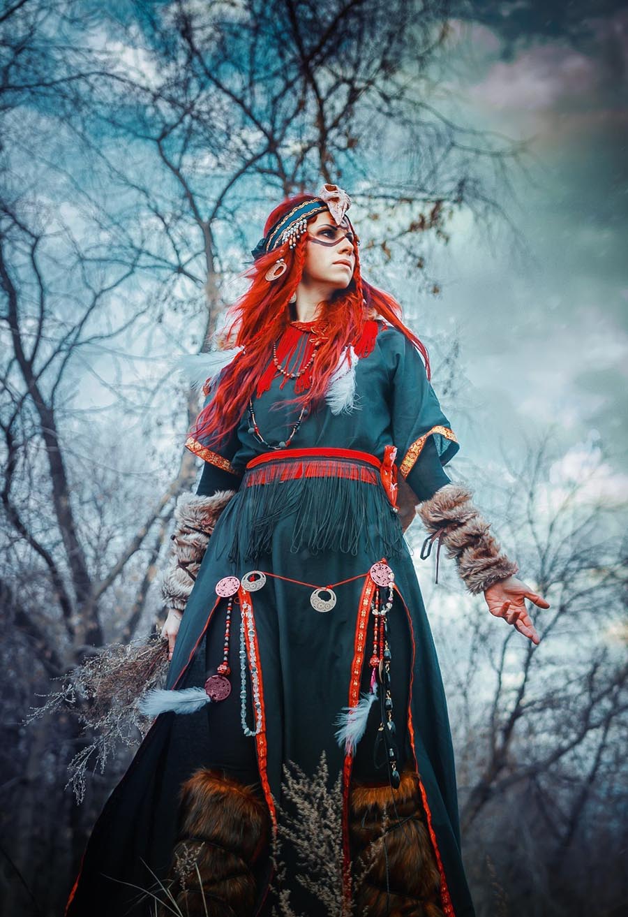 Girls in Slavic costumes underwear in Amravati